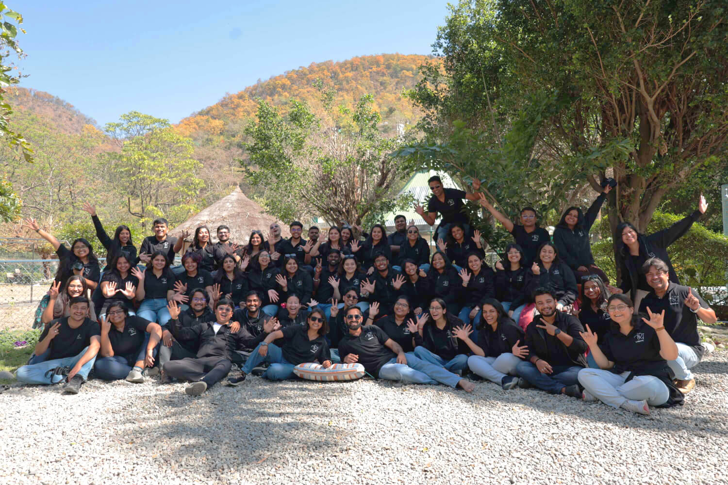 Labhya team group photo from a team retreat