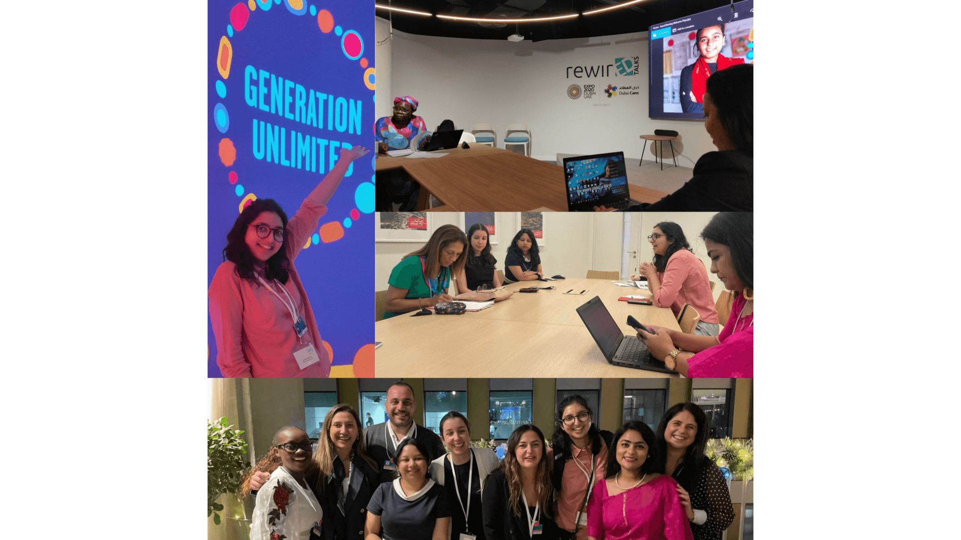 Richa Gupta represents UNICEF YuWaah India at the Generation Unlimited Global Board Meeting in Dubai